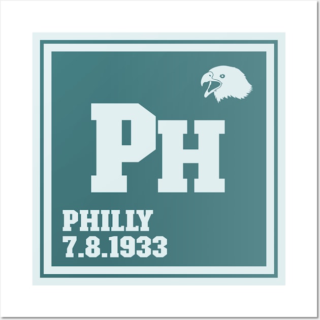 Philly Element Color Wall Art by nickbeta